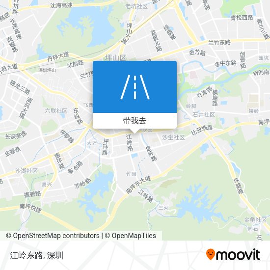 江岭东路地图