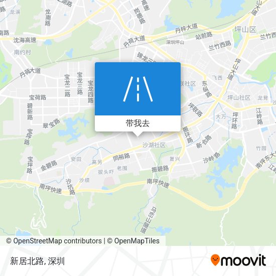 新居北路地图