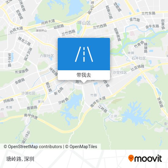 塘岭路地图