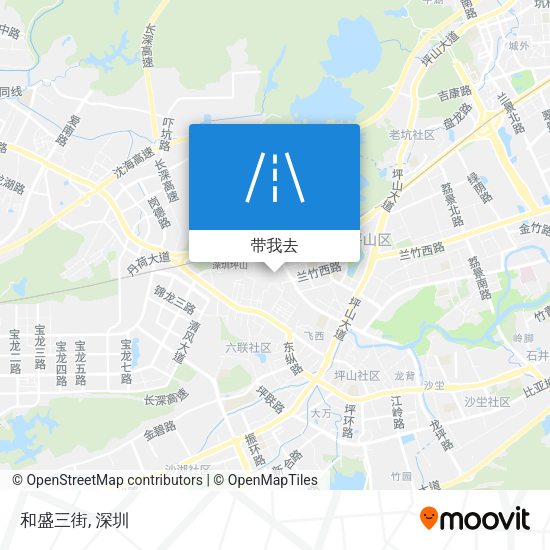 和盛三街地图