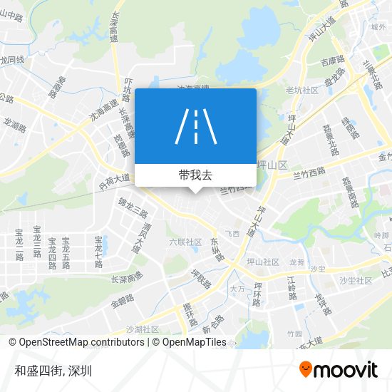 和盛四街地图