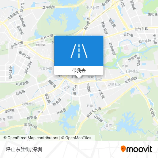 坪山东胜街地图