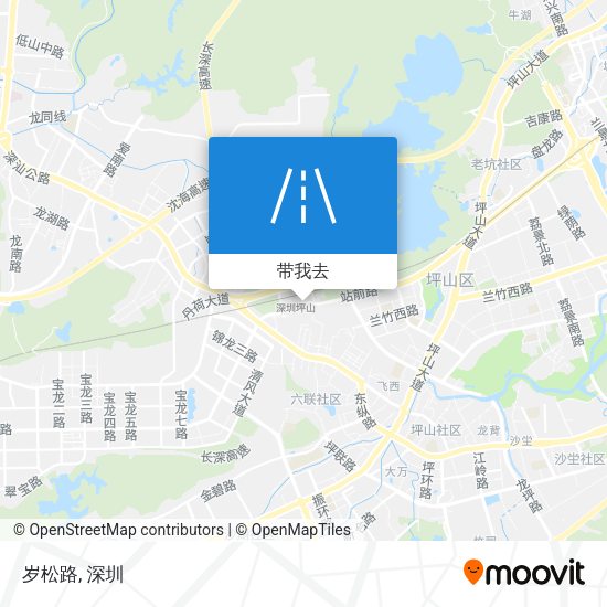 岁松路地图
