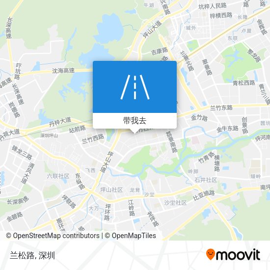 兰松路地图