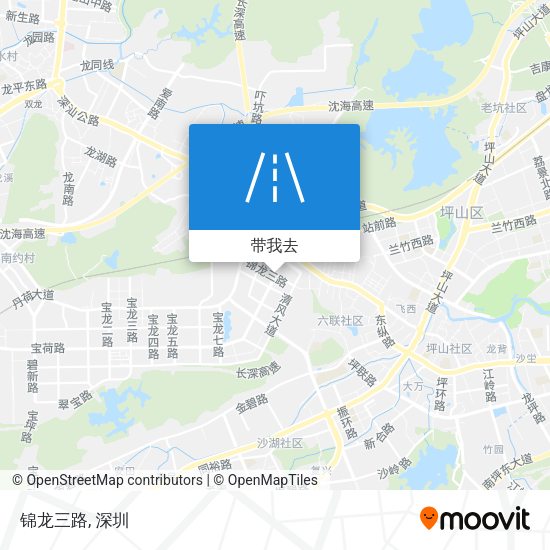 锦龙三路地图