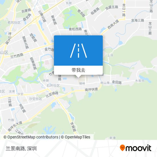 兰景南路地图