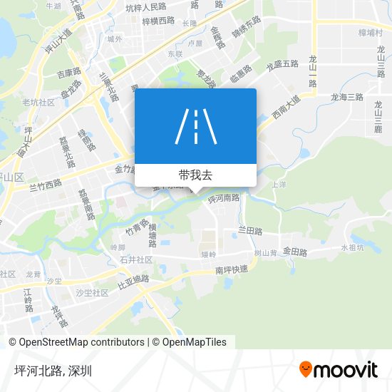 坪河北路地图