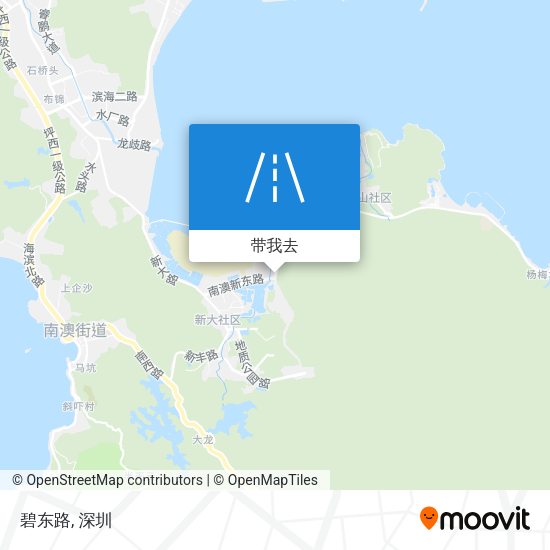 碧东路地图