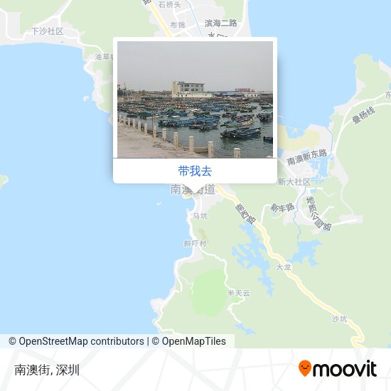 南澳街地图
