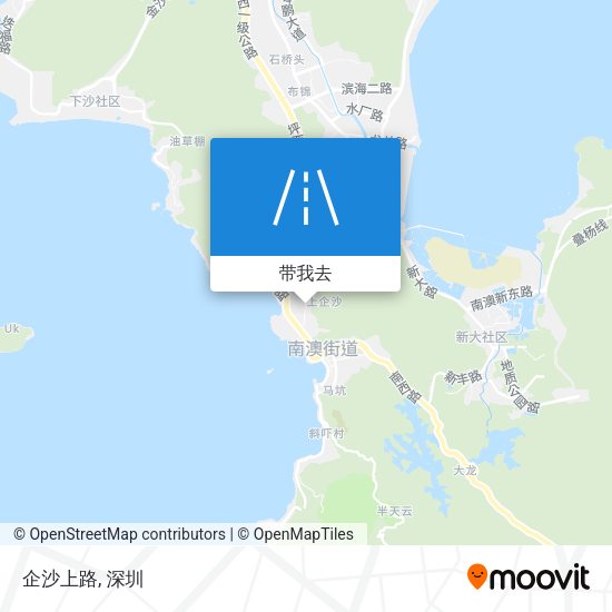 企沙上路地图
