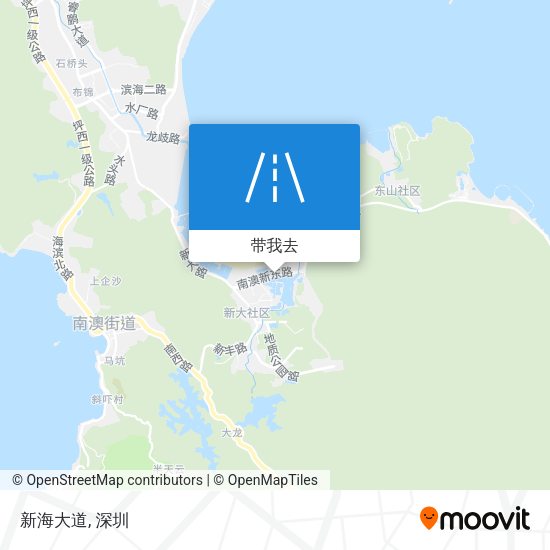新海大道地图