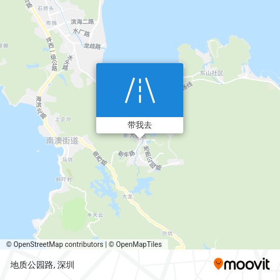 地质公园路地图