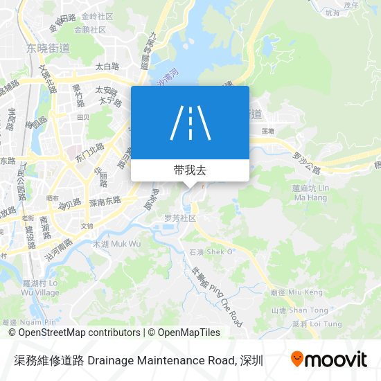 渠務維修道路 Drainage Maintenance Road地图