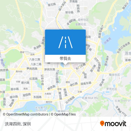洪湖四街地图