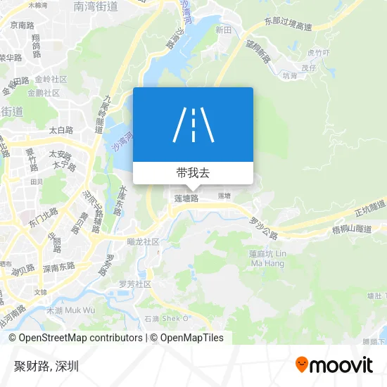 聚财路地图