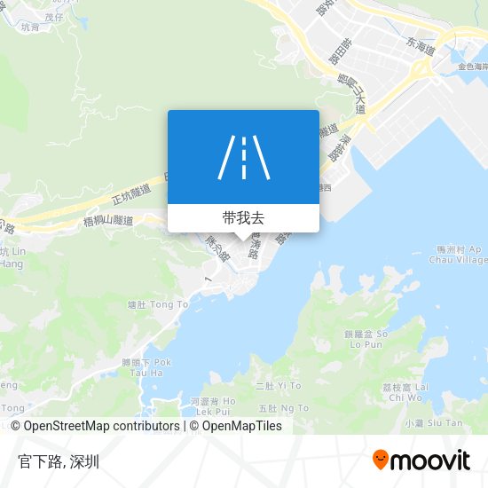官下路地图