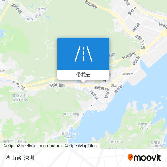 盘山路地图