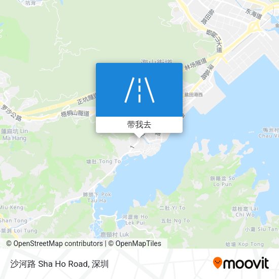 沙河路 Sha Ho Road地图