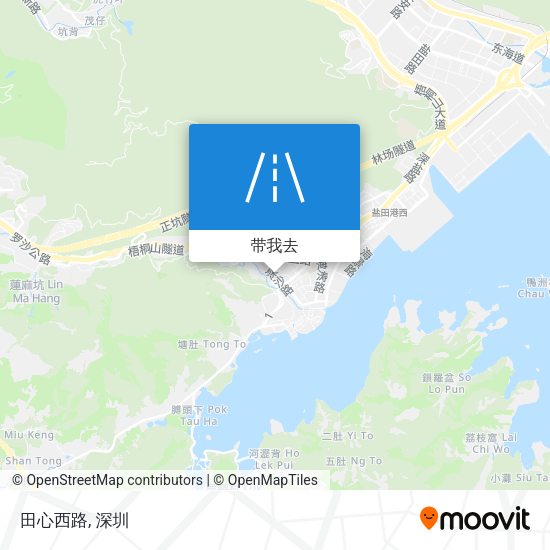 田心西路地图