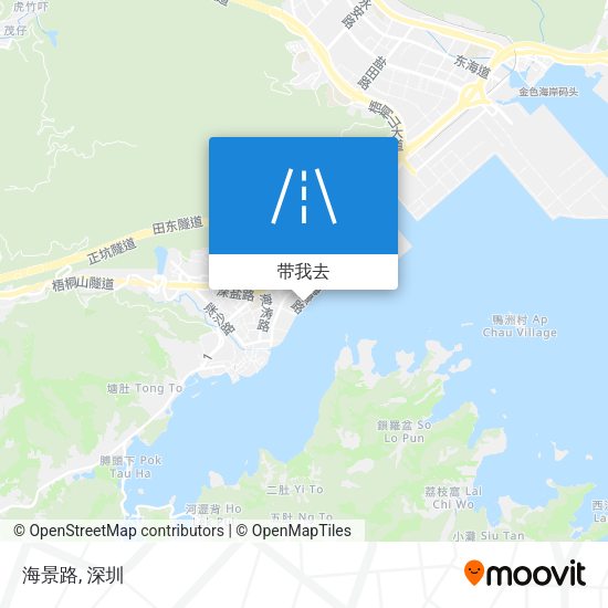 海景路地图