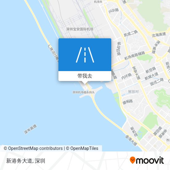 新港务大道地图