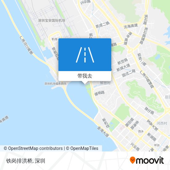 铁岗排洪桥地图