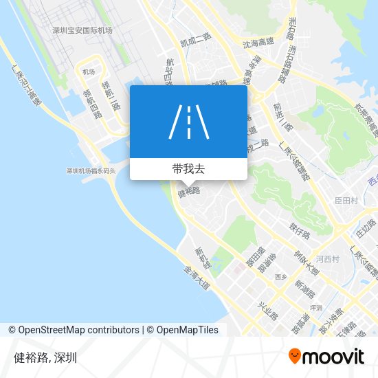 健裕路地图