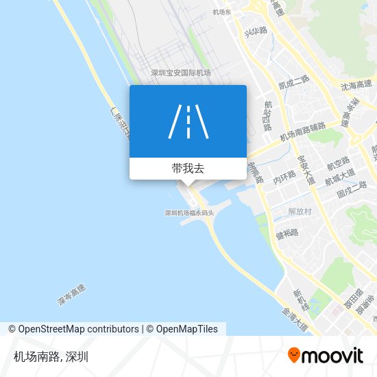 机场南路地图