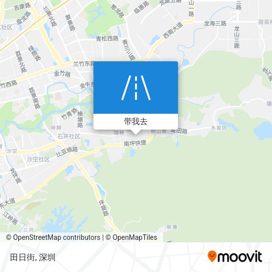 田日街地图