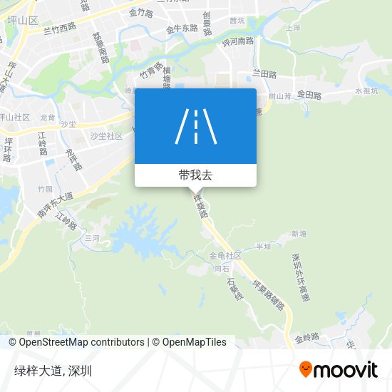 绿梓大道地图