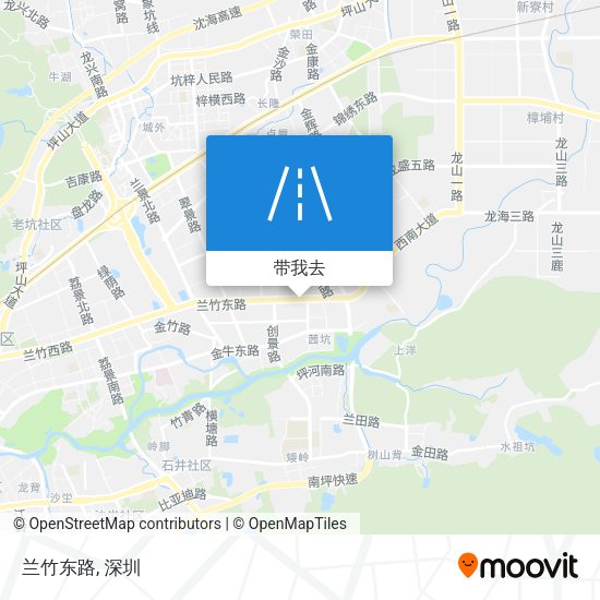兰竹东路地图
