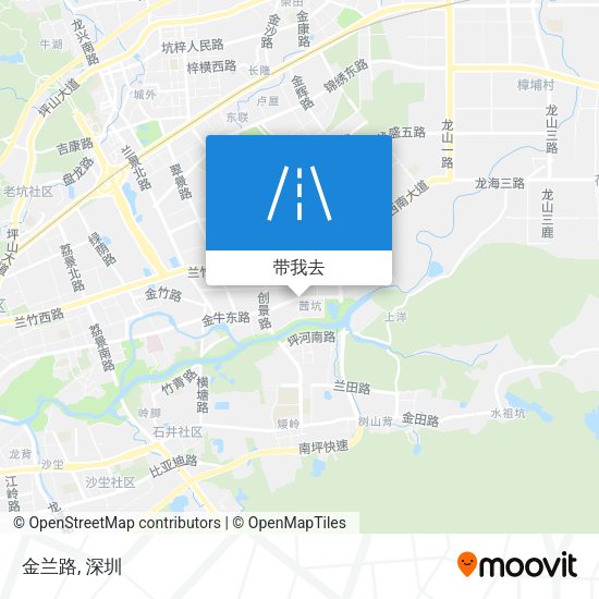 金兰路地图