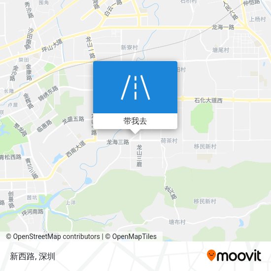 新西路地图