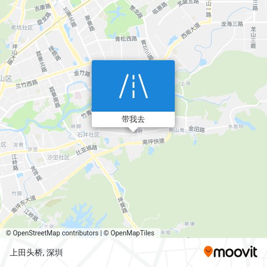 上田头桥地图