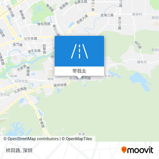祥田路地图