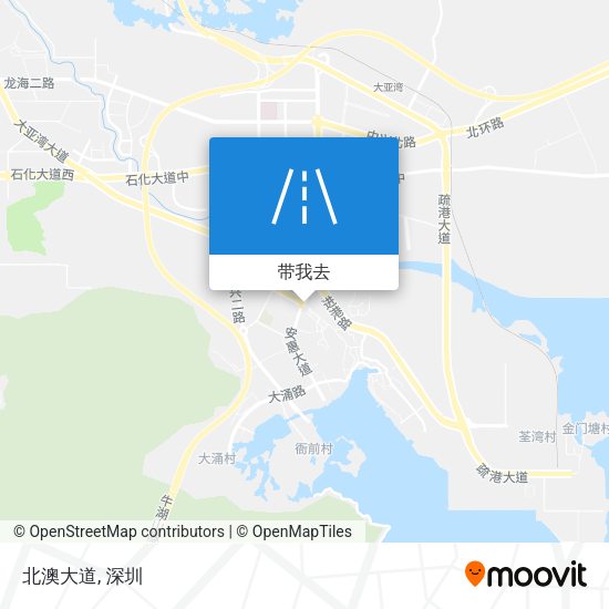 北澳大道地图