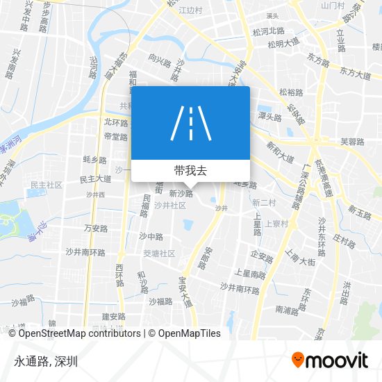 永通路地图