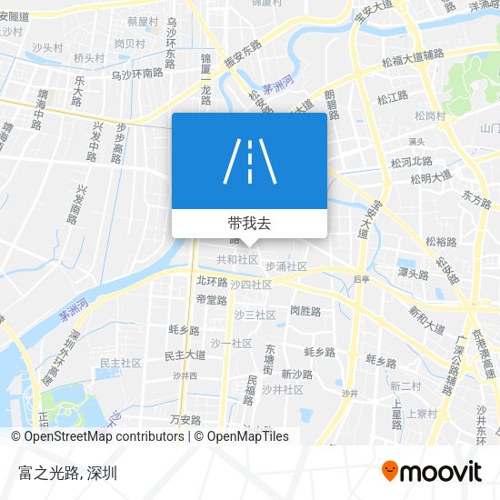 富之光路地图