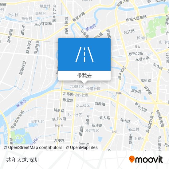 共和大道地图