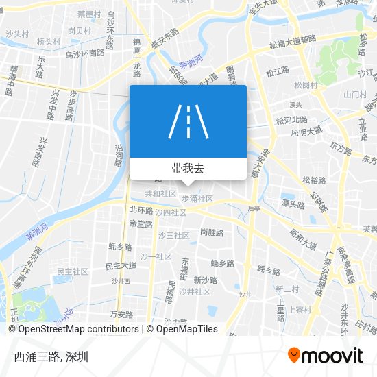 西涌三路地图