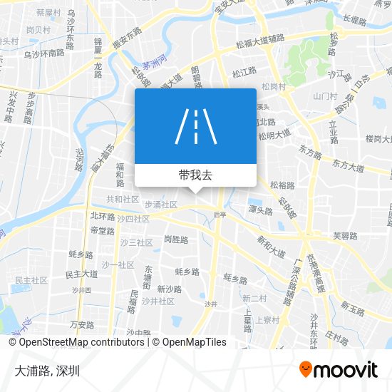 大浦路地图