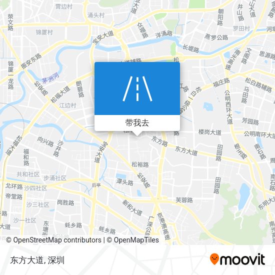 东方大道地图