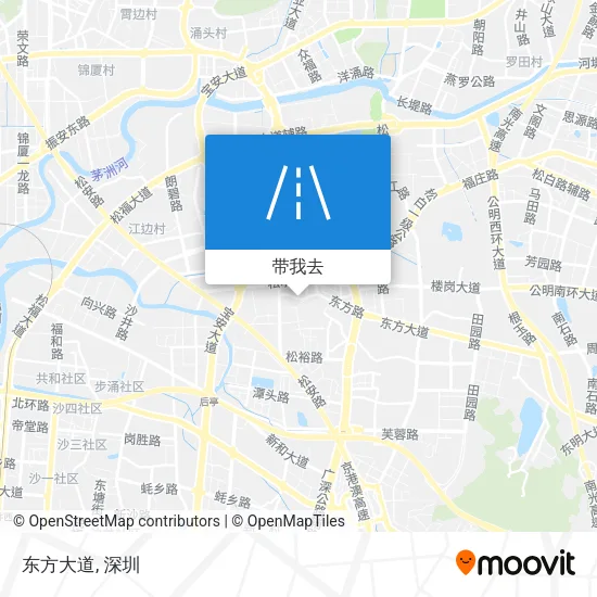 东方大道地图