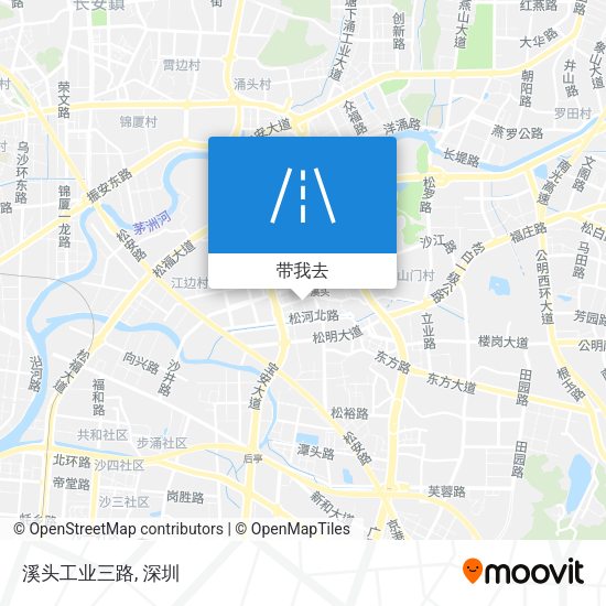 溪头工业三路地图