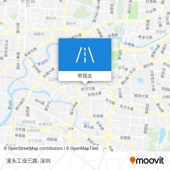 溪头工业三路地图