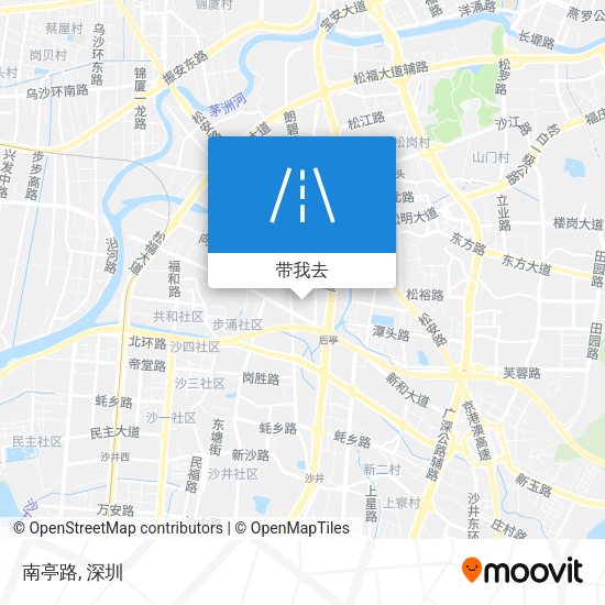 南亭路地图