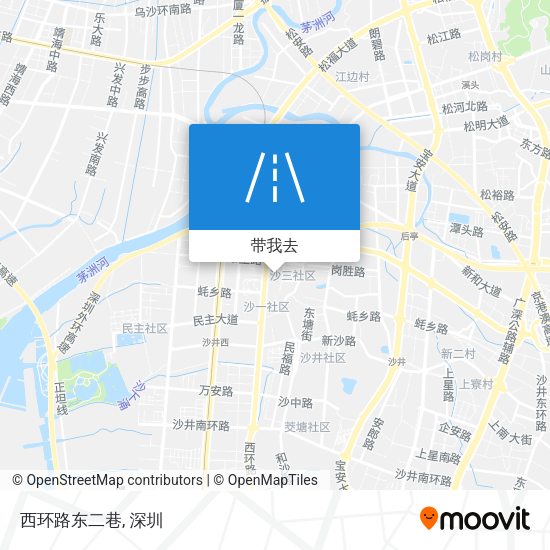西环路东二巷地图
