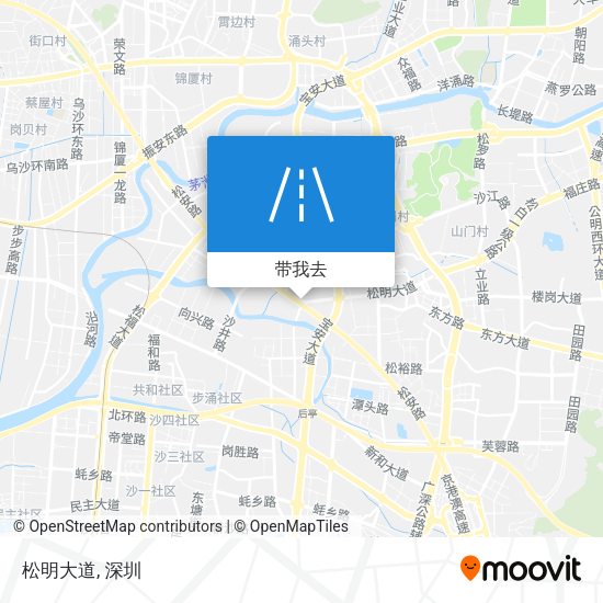 松明大道地图