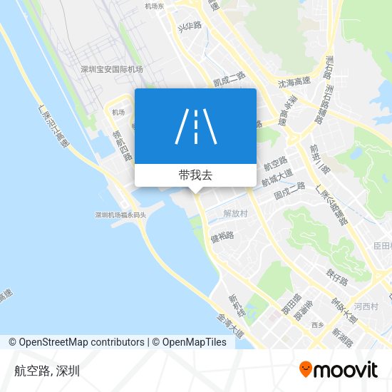 航空路地图