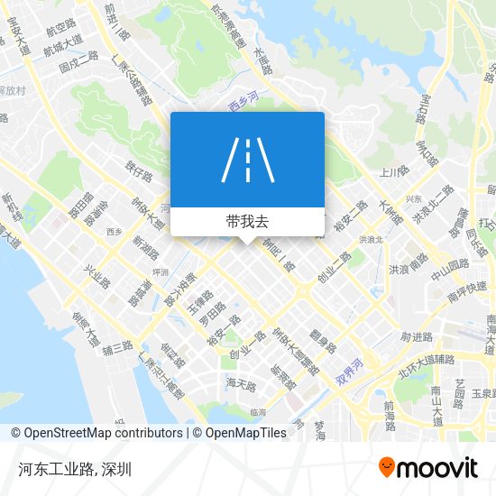 河东工业路地图